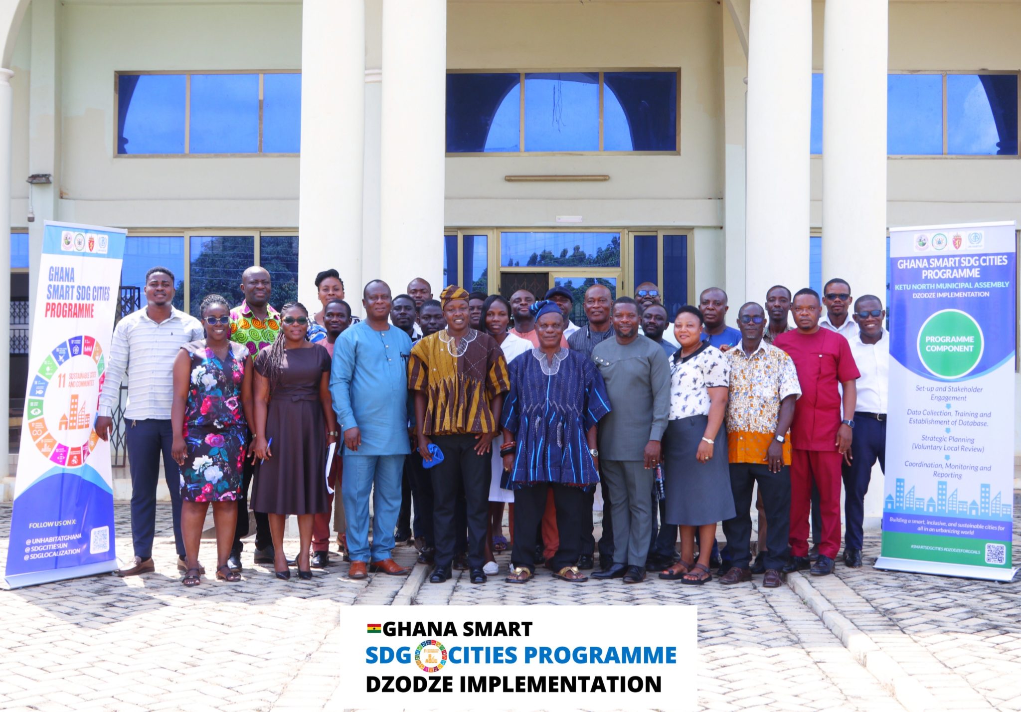 Implementation Committee INAUGURATION OF THE DZODZE SMART SDG CITIES MUNICIPAL IMPLEMENTATION ...
